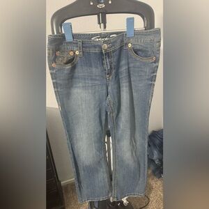 Seven7 Women's Blue Boot Cut Jeans